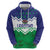 Personalised Lesotho Independence Day Zip Hoodie Naha ea Lesotho Proud - Wonder Print Shop