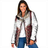 Dirndl Costume Oktoberfest Padded Jacket German Tracht Edelweiss Red Version