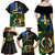 Personalised South Sea Islanders Family Matching Off Shoulder Maxi Dress and Hawaiian Shirt Kanakas With Vanuatu Coat Of Arms - Wonder Print Shop