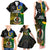 Personalised South Sea Islanders Family Matching Tank Maxi Dress and Hawaiian Shirt Kanakas With Vanuatu Coat Of Arms - Wonder Print Shop