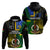 Personalised South Sea Islanders Hoodie Kanakas With Vanuatu Coat Of Arms - Wonder Print Shop