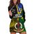 Personalised South Sea Islanders Hoodie Dress Kanakas With Vanuatu Coat Of Arms - Wonder Print Shop