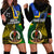 Personalised South Sea Islanders Hoodie Dress Kanakas With Vanuatu Coat Of Arms - Wonder Print Shop