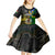 Personalised South Sea Islanders Kid Short Sleeve Dress Kanakas With Vanuatu Coat Of Arms - Wonder Print Shop