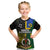 Personalised South Sea Islanders Kid T Shirt Kanakas With Vanuatu Coat Of Arms - Wonder Print Shop