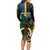 Personalised South Sea Islanders Long Sleeve Bodycon Dress Kanakas With Vanuatu Coat Of Arms - Wonder Print Shop