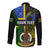 Personalised South Sea Islanders Long Sleeve Button Shirt Kanakas With Vanuatu Coat Of Arms - Wonder Print Shop