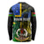 Personalised South Sea Islanders Long Sleeve Shirt Kanakas With Vanuatu Coat Of Arms - Wonder Print Shop