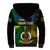 Personalised South Sea Islanders Sherpa Hoodie Kanakas With Vanuatu Coat Of Arms - Wonder Print Shop