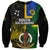 Personalised South Sea Islanders Sweatshirt Kanakas With Vanuatu Coat Of Arms - Wonder Print Shop