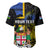 Personalised South Sea Islanders Baseball Jersey Kanakas With Fiji Coat Of Arms - Wonder Print Shop