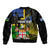 Personalised South Sea Islanders Bomber Jacket Kanakas With Fiji Coat Of Arms - Wonder Print Shop