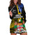 Personalised South Sea Islanders Hoodie Dress Kanakas With Fiji Coat Of Arms - Wonder Print Shop