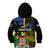 Personalised South Sea Islanders Kid Hoodie Kanakas With Fiji Coat Of Arms - Wonder Print Shop