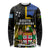 Personalised South Sea Islanders Long Sleeve Shirt Kanakas With Fiji Coat Of Arms - Wonder Print Shop