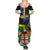 Personalised South Sea Islanders Summer Maxi Dress Kanakas With Fiji Coat Of Arms - Wonder Print Shop