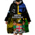 Personalised South Sea Islanders Wearable Blanket Hoodie Kanakas With Fiji Coat Of Arms - Wonder Print Shop