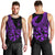 Polynesia Men Tank Top Fish Hook Tattoo Go Fishing Polynesian Pattern Purple - Wonder Print Shop