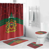 Morocco Independence Day Bathroom Set 1956 Proud Islamic Pattern LT14