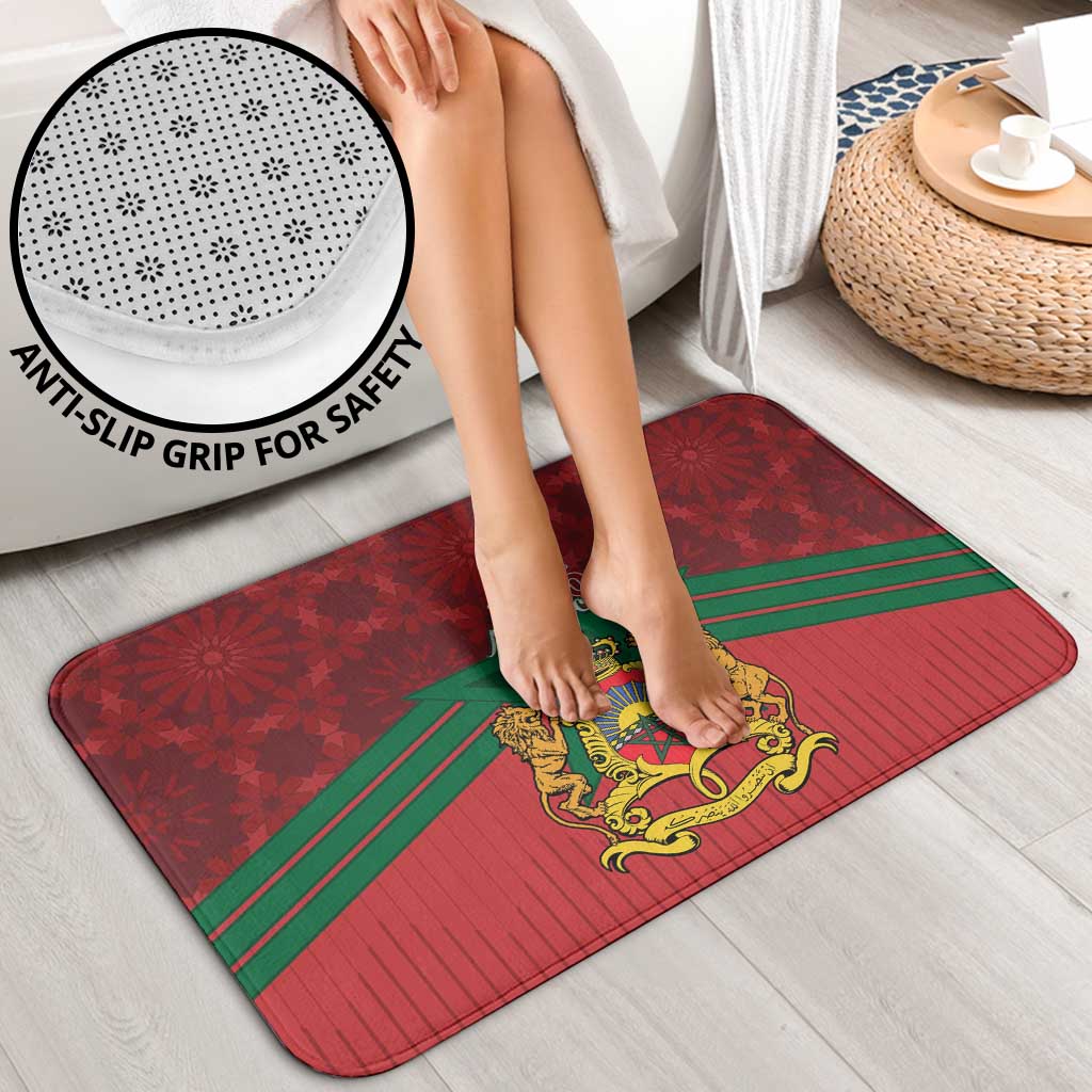Morocco Independence Day Bathroom Set 1956 Proud Islamic Pattern LT14