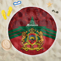 Morocco Independence Day Beach Blanket 1956 Proud Islamic Pattern LT14