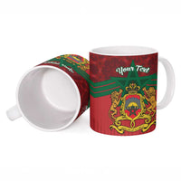 Personalized Morocco Independence Day Ceramic Mug 1956 Proud Islamic Pattern LT14
