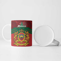 Personalized Morocco Independence Day Ceramic Mug 1956 Proud Islamic Pattern LT14