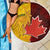 Australia And Canada Soccer Beach Blanket Matildas Combine Canucks Together - Wonder Print Shop