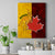 Australia And Canada Soccer Canvas Wall Art Matildas Combine Canucks Together - Wonder Print Shop