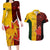 Australia And Canada Soccer Couples Matching Long Sleeve Bodycon Dress and Hawaiian Shirt Matildas Combine Canucks Together - Wonder Print Shop