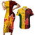 Australia And Canada Soccer Couples Matching Short Sleeve Bodycon Dress and Hawaiian Shirt Matildas Combine Canucks Together - Wonder Print Shop