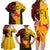 Australia And Canada Soccer Family Matching Long Sleeve Bodycon Dress and Hawaiian Shirt Matildas Combine Canucks Together - Wonder Print Shop