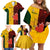 Australia And Canada Soccer Family Matching Off Shoulder Short Dress and Hawaiian Shirt Matildas Combine Canucks Together - Wonder Print Shop