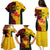 Australia And Canada Soccer Family Matching Puletasi Dress and Hawaiian Shirt Matildas Combine Canucks Together - Wonder Print Shop