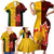 Australia And Canada Soccer Family Matching Short Sleeve Bodycon Dress and Hawaiian Shirt Matildas Combine Canucks Together - Wonder Print Shop