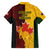 Australia And Canada Soccer Family Matching Short Sleeve Bodycon Dress and Hawaiian Shirt Matildas Combine Canucks Together - Wonder Print Shop