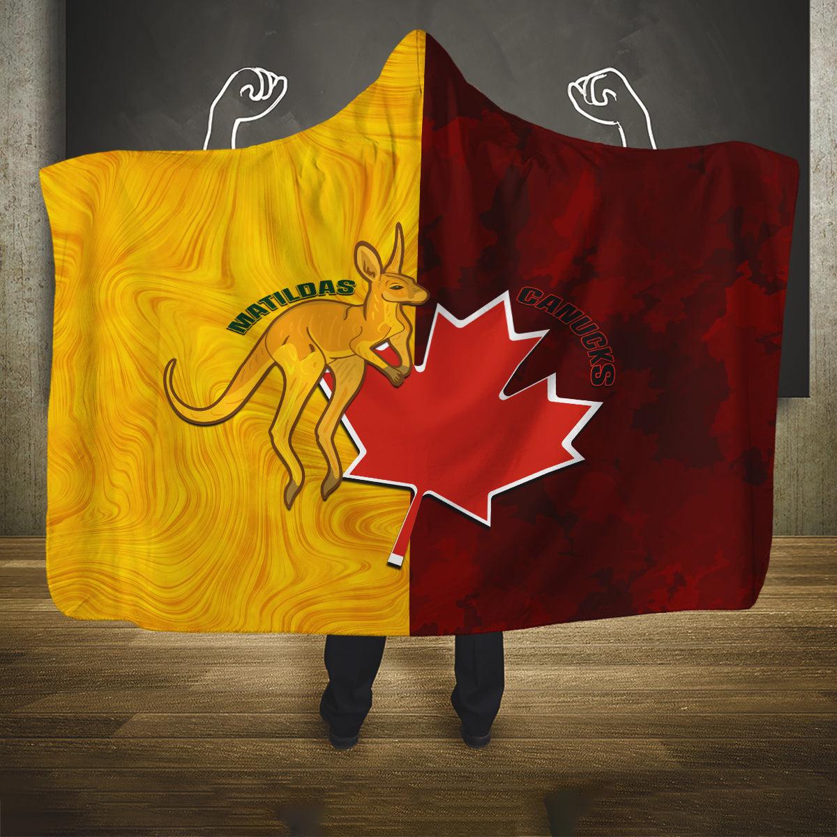 australia-and-canada-soccer-hooded-blanket-matildas-combine-canucks-together