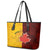 Australia And Canada Soccer Leather Tote Bag Matildas Combine Canucks Together - Wonder Print Shop