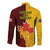 Australia And Canada Soccer Long Sleeve Button Shirt Matildas Combine Canucks Together - Wonder Print Shop