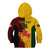 Custom Australia And Canada Soccer Kid Hoodie Matildas Combine Canucks Together - Wonder Print Shop