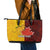 Custom Australia And Canada Soccer Leather Tote Bag Matildas Combine Canucks Together - Wonder Print Shop