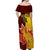 Custom Australia And Canada Soccer Off Shoulder Maxi Dress Matildas Combine Canucks Together - Wonder Print Shop