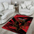 Custom Albania Football Area Rug Go Kuqezinjte - Grunge Style - Wonder Print Shop