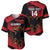 Custom Albania Football Baseball Jersey Go Kuqezinjte - Grunge Style - Wonder Print Shop