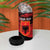 Personalised Albania Football 4 in 1 Can Cooler Tumbler Go Kuqezinjte - Grunge Style - Wonder Print Shop