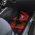 Custom Albania Football Car Mats Go Kuqezinjte - Grunge Style - Wonder Print Shop