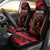 Custom Albania Football Car Seat Cover Go Kuqezinjte - Grunge Style - Wonder Print Shop