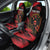 Custom Albania Football Car Seat Cover Go Kuqezinjte - Grunge Style - Wonder Print Shop