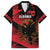 Custom Albania Football Family Matching Puletasi and Hawaiian Shirt Go Kuqezinjte - Grunge Style - Wonder Print Shop