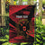 Custom Albania Football Garden Flag Go Kuqezinjte - Grunge Style - Wonder Print Shop